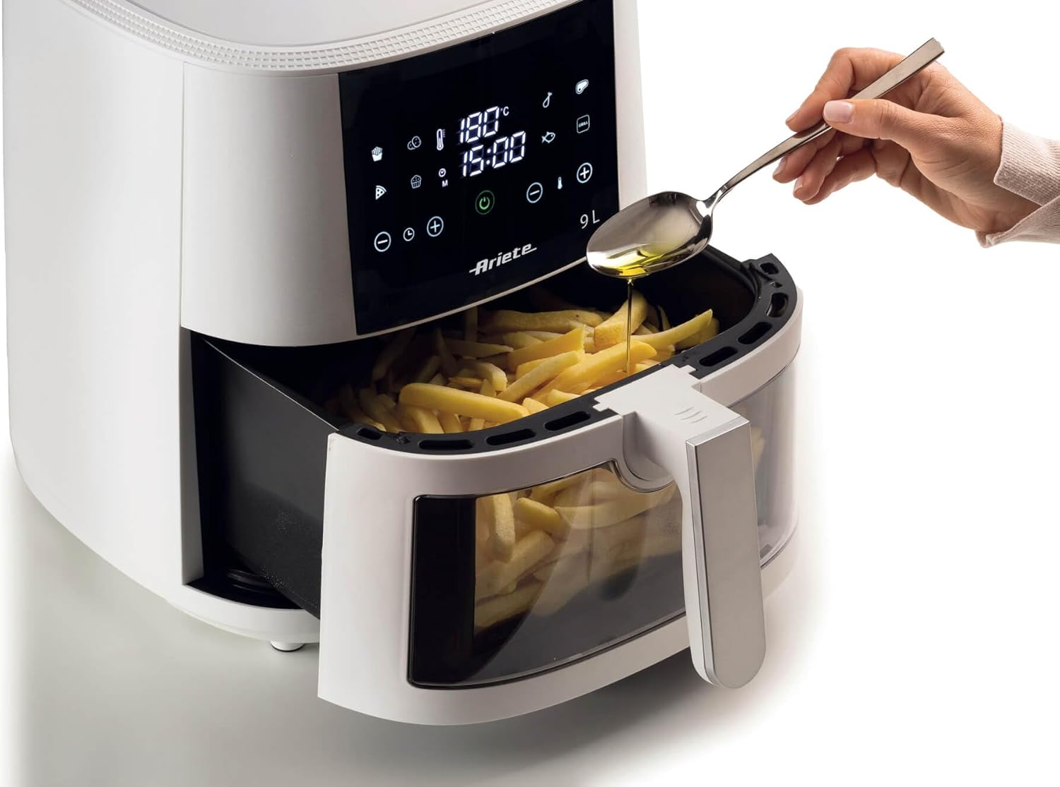 Ariete 4630 Friggitrice Ad Aria 1500w 9lt Bianco