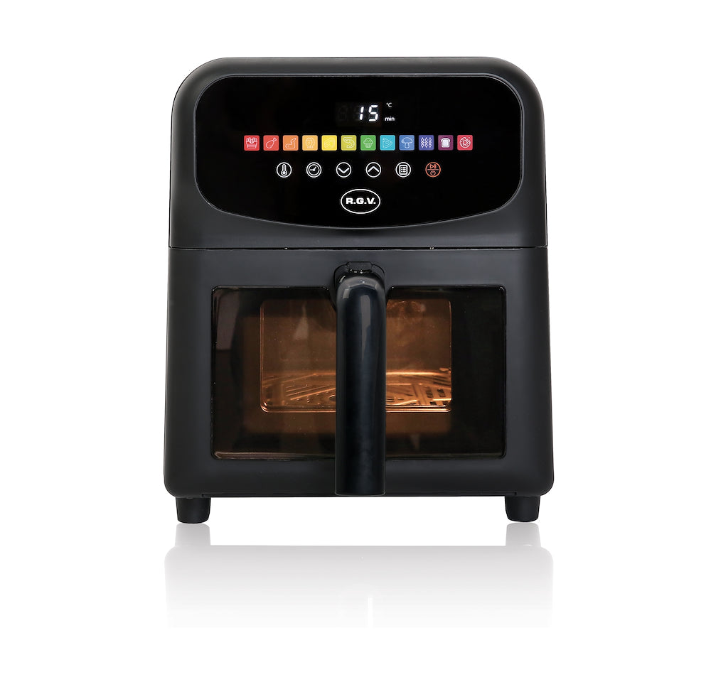 Rgv FRYTYPE6AIRWINDOW Friggitrice Ad Aria 1700w 6lt 12progr. Nero