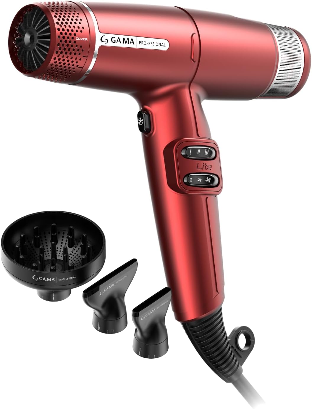 Gama PH6030RD Phon 1600w 2vel. 3temp. Iq Lite Red