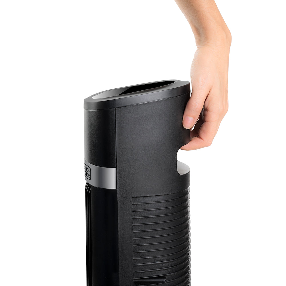 Black+decker BXEFT50E Vent.torre 45w 4vel 4mod Timer C/telecomando