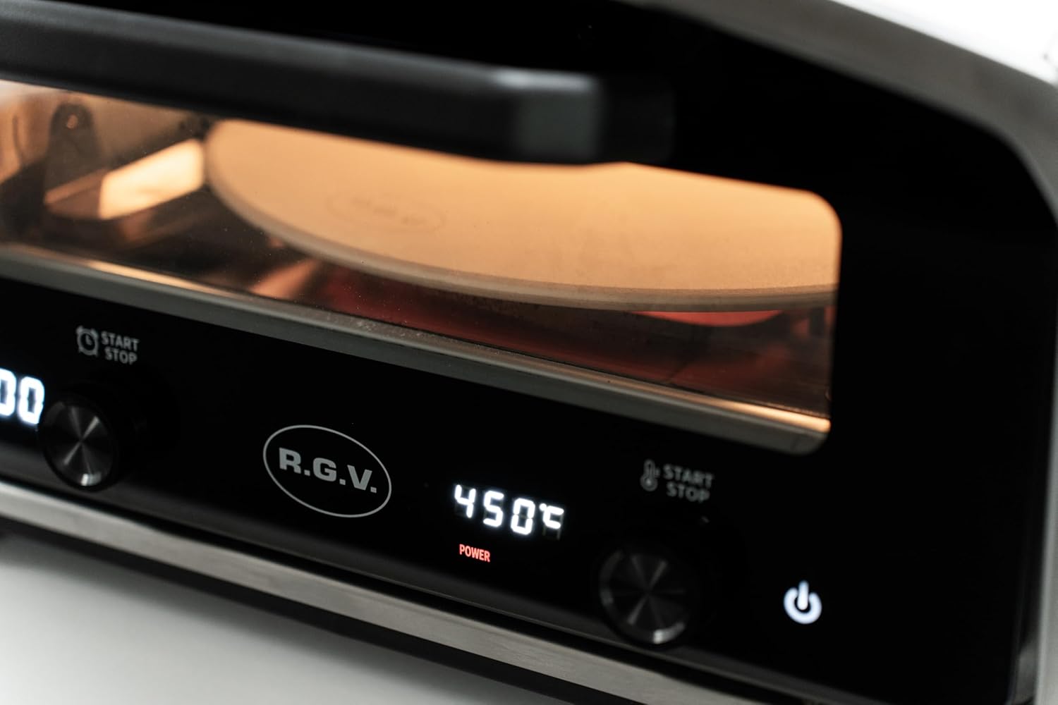 Rgv VULCANO Fornetto El. Pizza 2100w Max450c Disp.led Inox