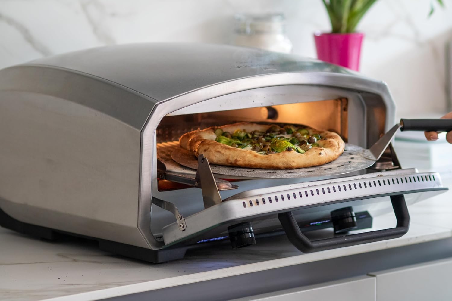 Rgv VULCANO Fornetto El. Pizza 2100w Max450c Disp.led Inox