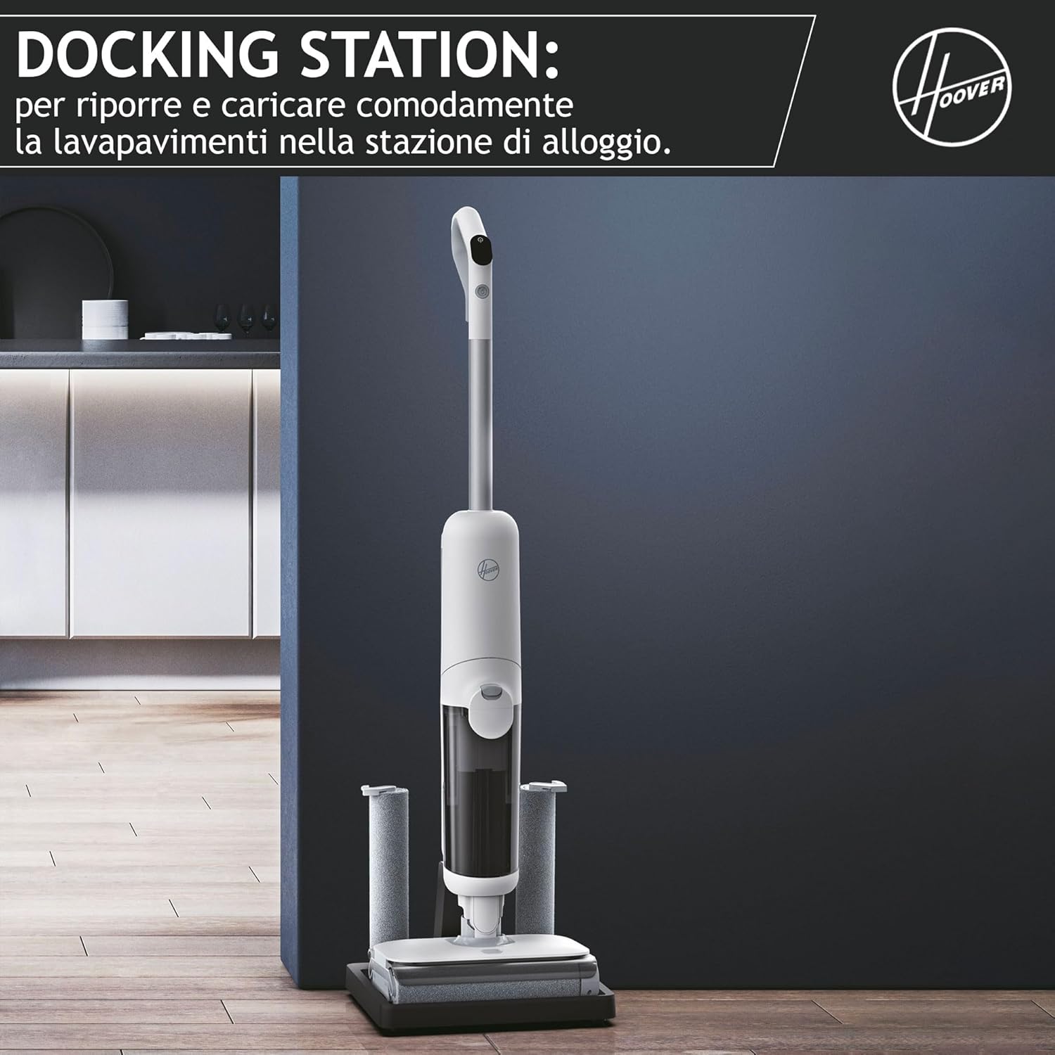 Hoover HW500 Lava/aspira Ric. 220w 2rulli 3prog. White/grey