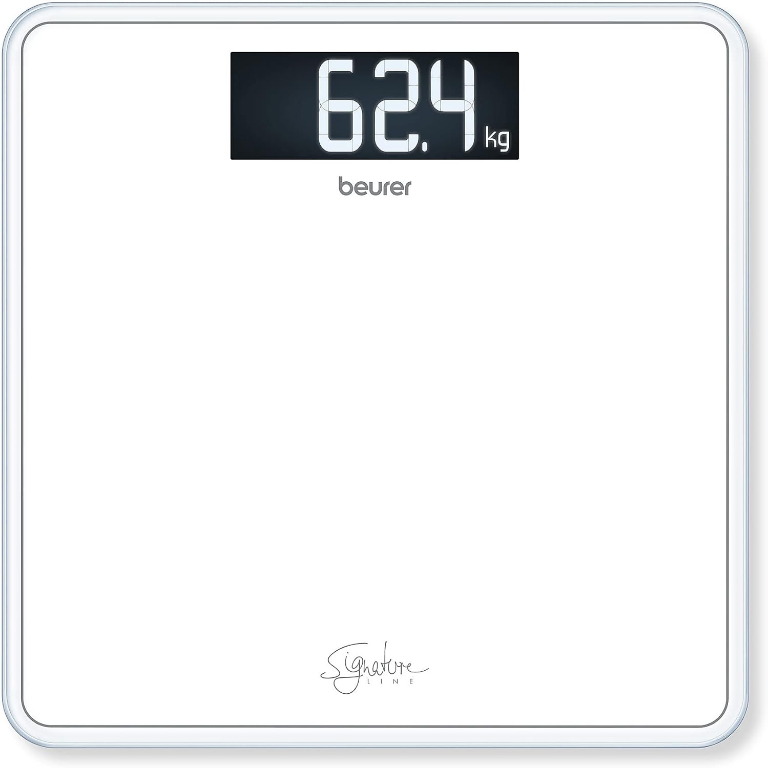 Beurer GS400 Bilancia Pers.dig. 200kg/0.1kg Vetro Bianco