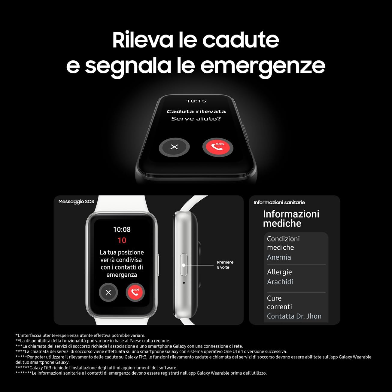 Samsung SMR390NZSAEUB Smart Watch 1.6
