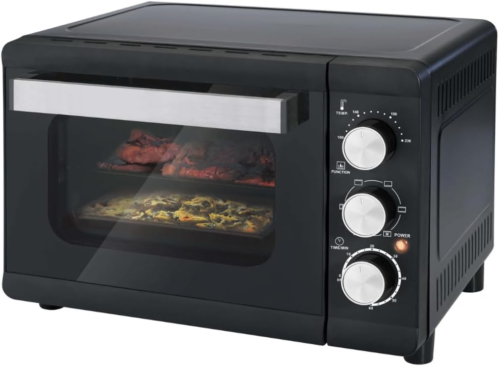 Dcg MBN24 Fornetto El. 1380w 24lt Vent.max230c Timer Nero