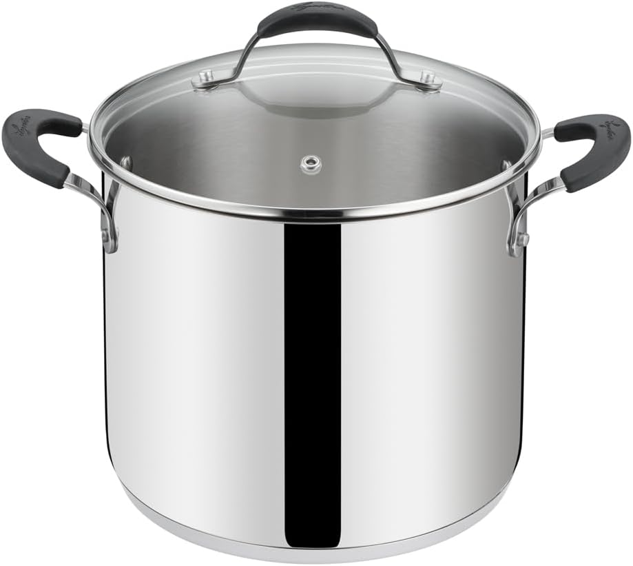 Lagostina 012896020520 Pentola 20cm C/coperchio Tempra Acciaio