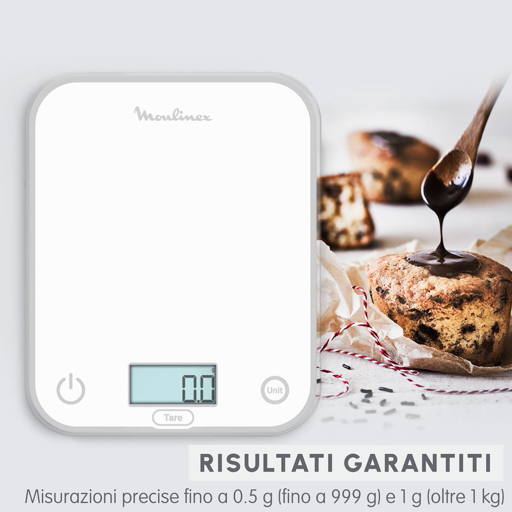 Moulinex BN50U0 Bil.cucina 5kg/1gr Antigraffio Bianco Optiss