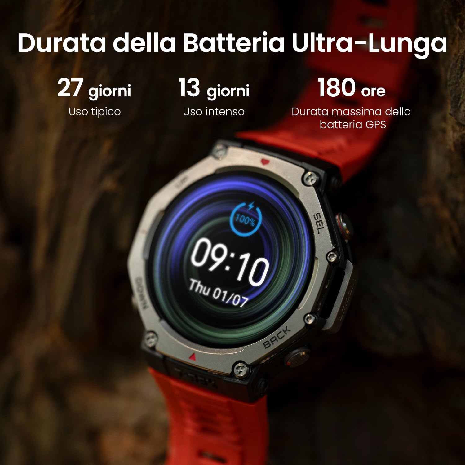 Amazfit TREX3ONYXBLACK Smart Watch 1.5
