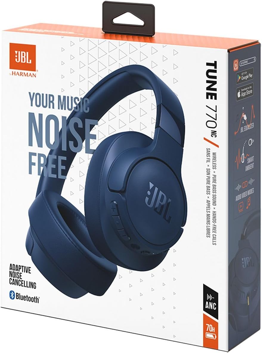 Jbl JBLT770NCBLU Cuffia Wireless Bt Tune 770nc Blu