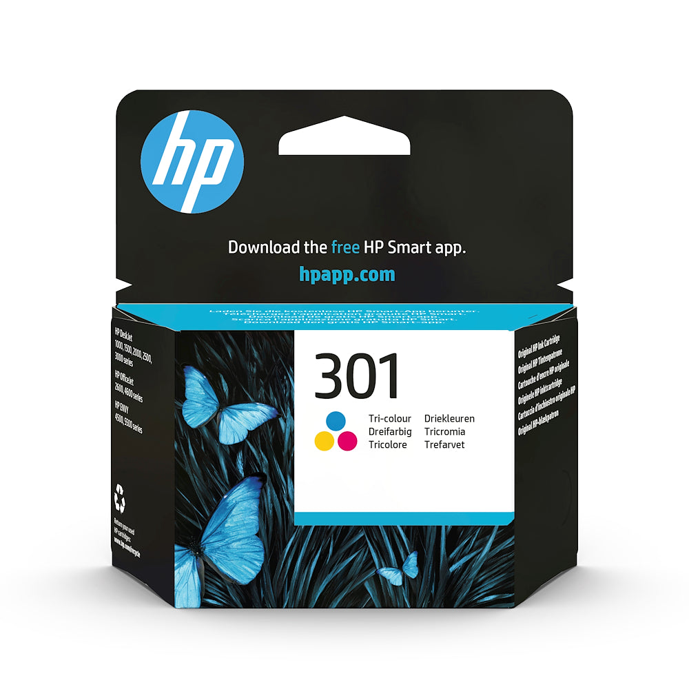 Hp CH562EEBL Cart.ink-jet Tricromia Hp301 Blister