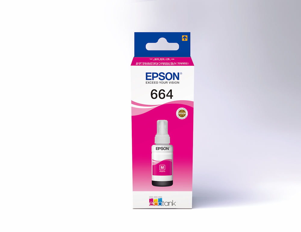 Epson C13T664340 Flacone Ink-jet Magenta 70ml X Ecotank T6643