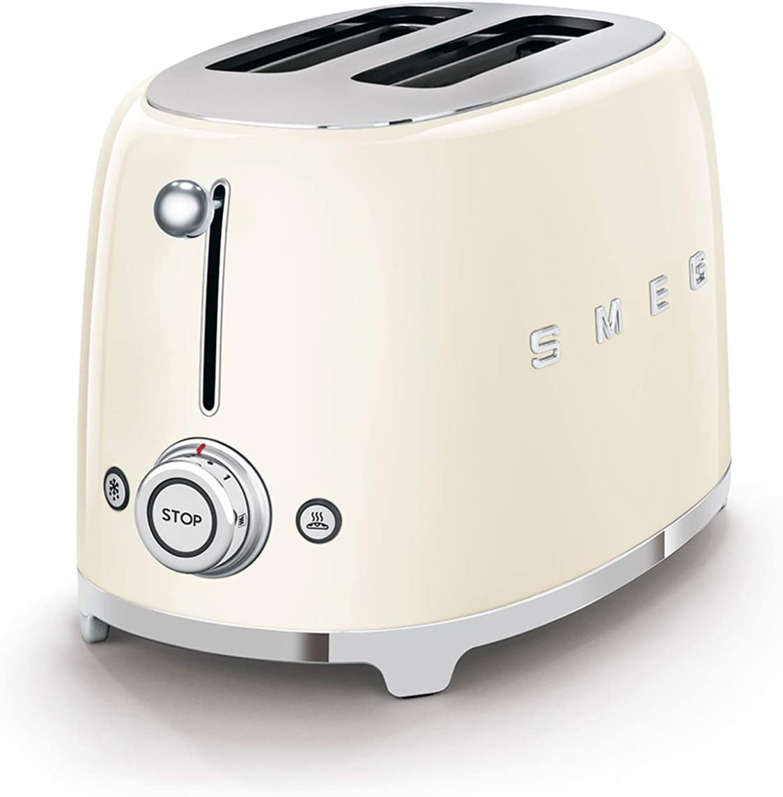 Smeg TSF01CREU Tostapane 950W 2 Scomparti Anni 50 Panna