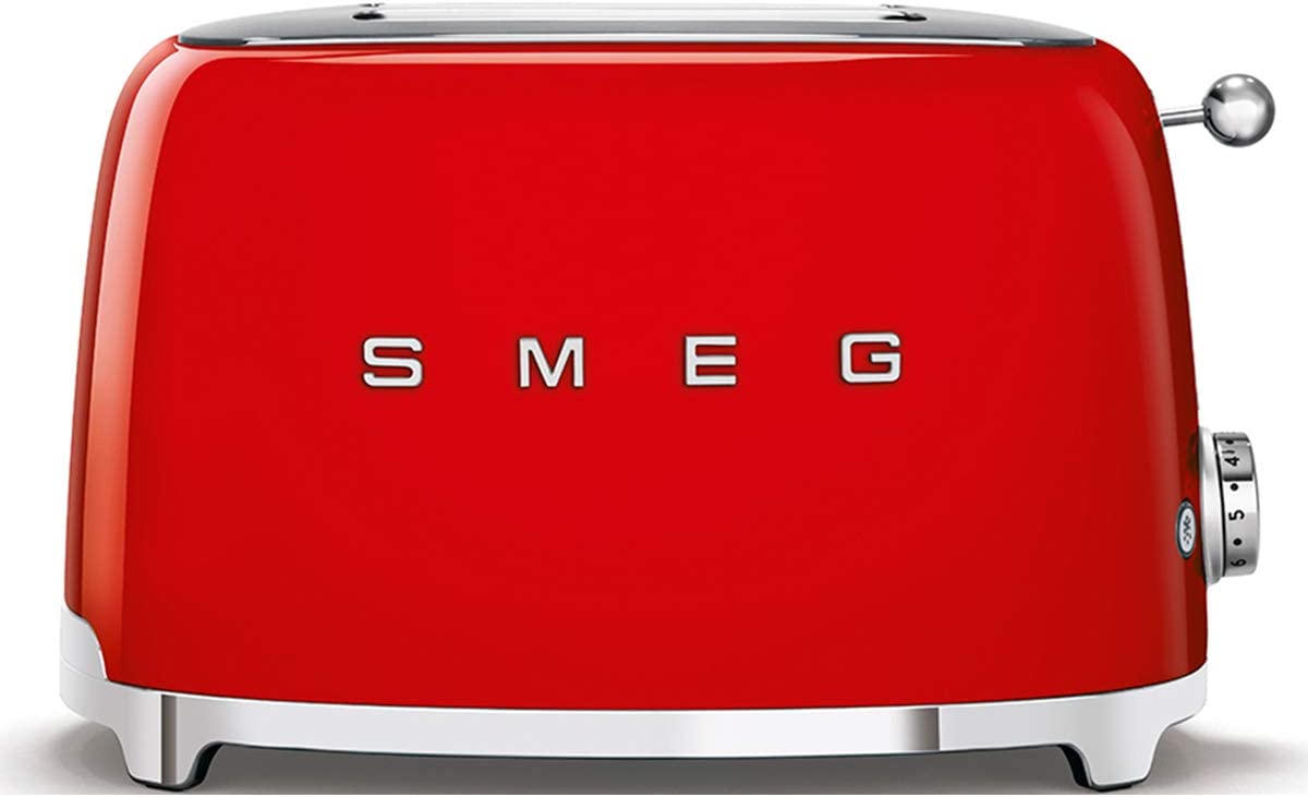 Smeg TSF01RDEU Tostapane 950W 2 Scomparti Anni 50 Rosso