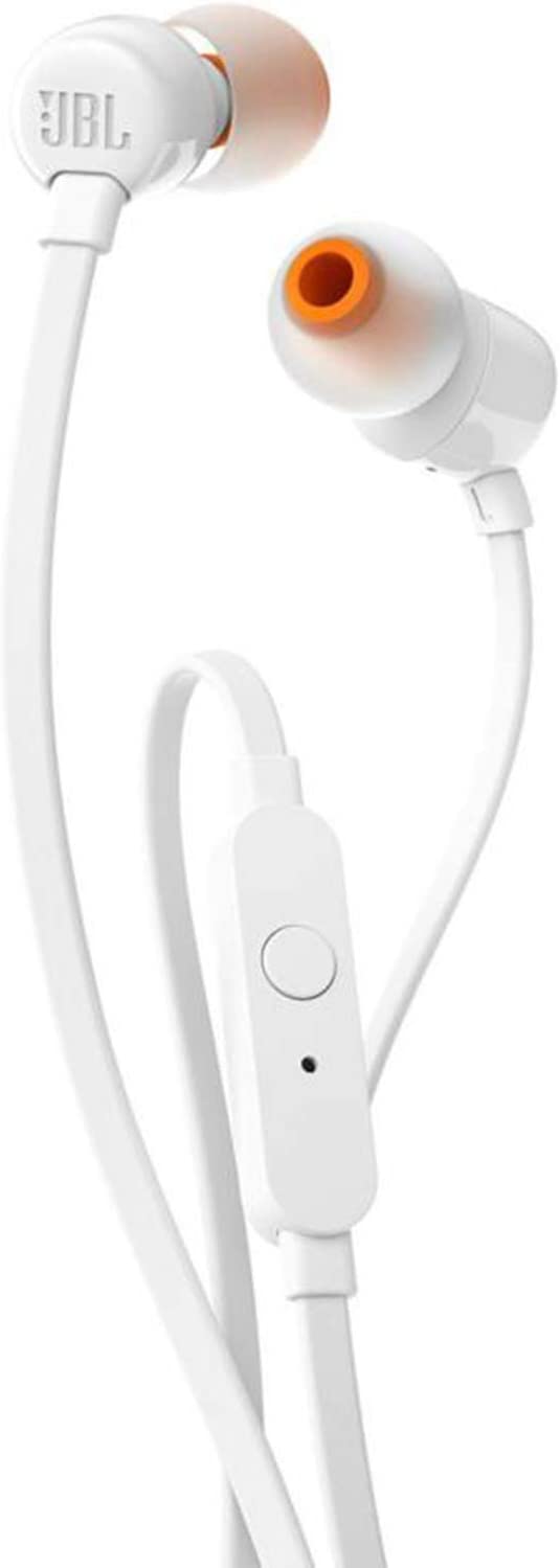 Jbl JBLT110WHT Cuffia Auric.in-ear 20-20000hz 3.5mm C/mic. Bianco