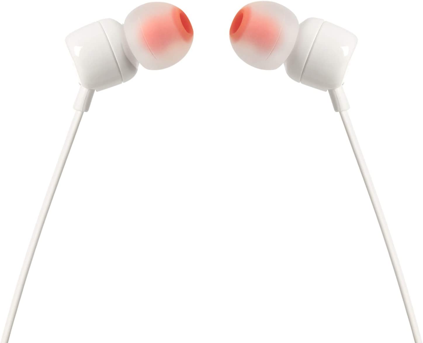 Jbl JBLT110WHT Cuffia Auric.in-ear 20-20000hz 3.5mm C/mic. Bianco