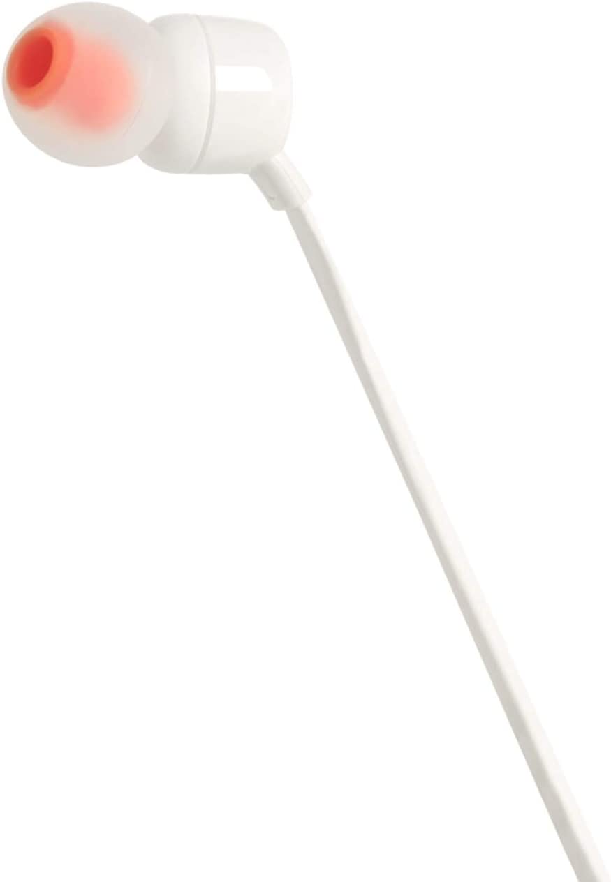 Jbl JBLT110WHT Cuffia Auric.in-ear 20-20000hz 3.5mm C/mic. Bianco