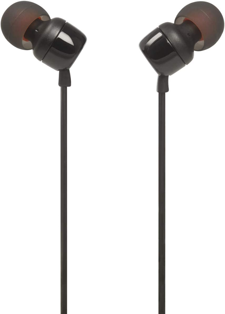 Jbl JBLT110BLK Cuffia Auric.in-ear 20-20000hz 3.5mm C/mic. Nero