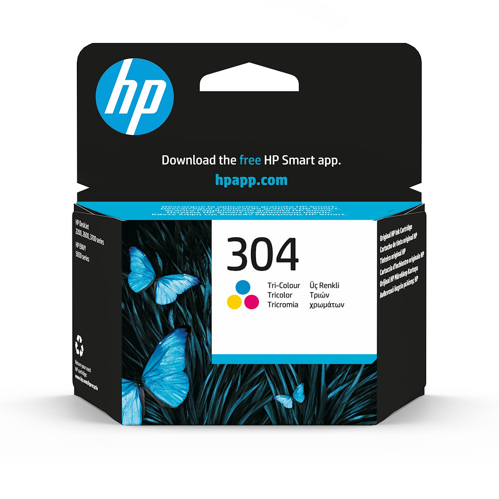 Hp N9K05AE Cart.ink Jet Hp 304 Tricromia Blister