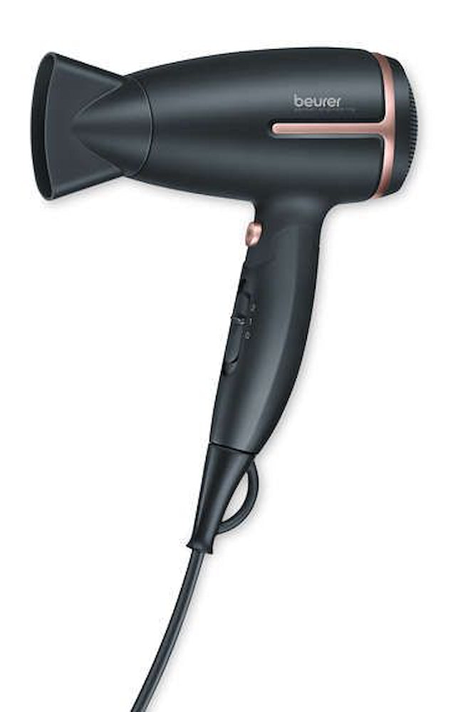 Beurer HC25 Phon 1600w Ionic 2vel. 2temp. Da Viaggio Nero
