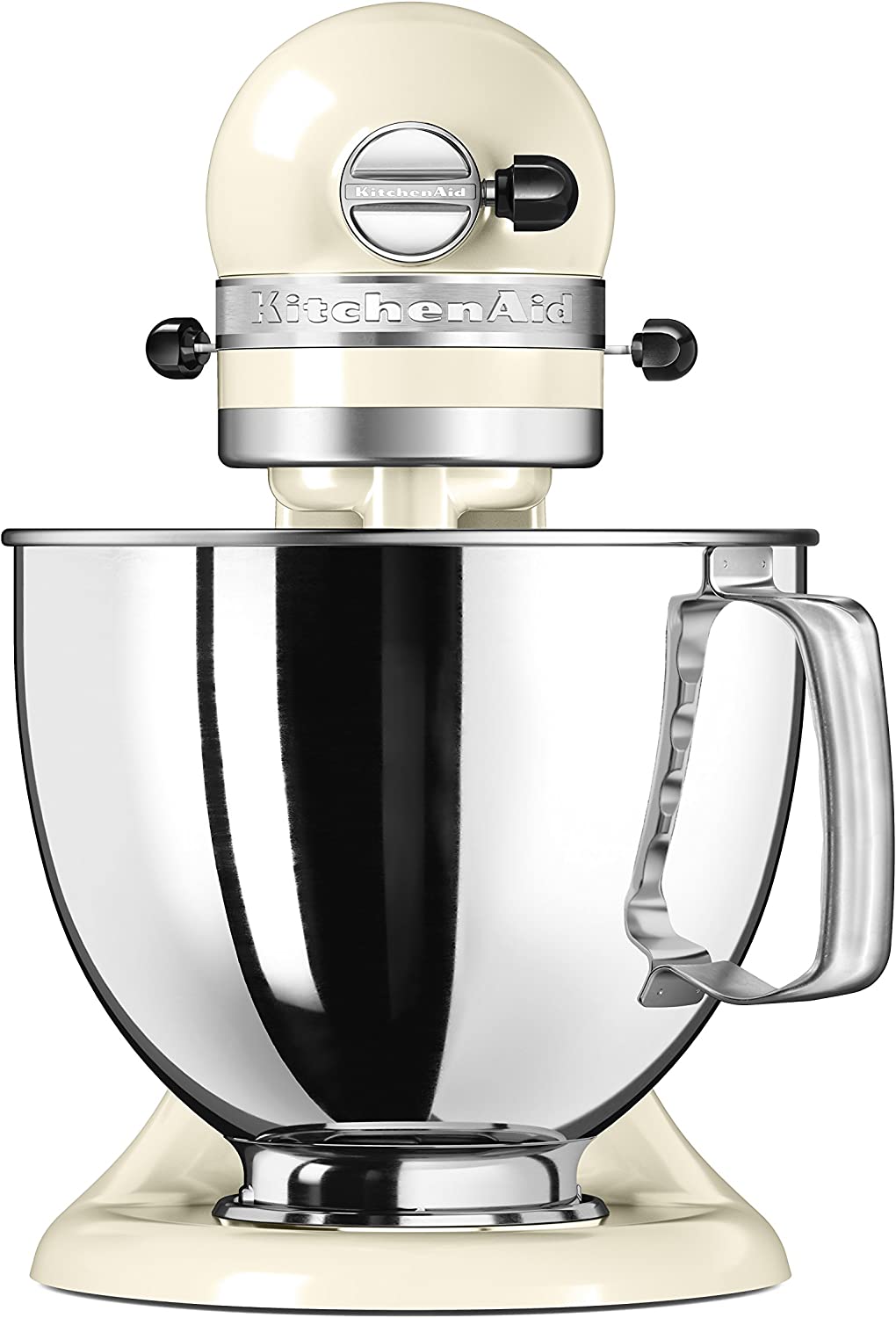 KitchenAid 5KSM125EAC Impastatore, 300W, 4.8Lt, 1 Ciotola, 3 Fruste, Crema