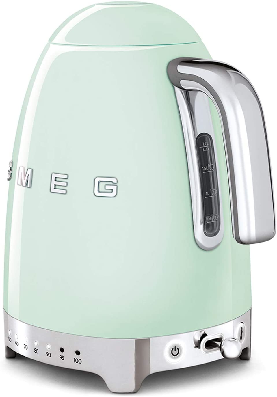 Smeg KLF04PGEU - Bollitore ELettrico, 2400W, 1.7 LT, Verde