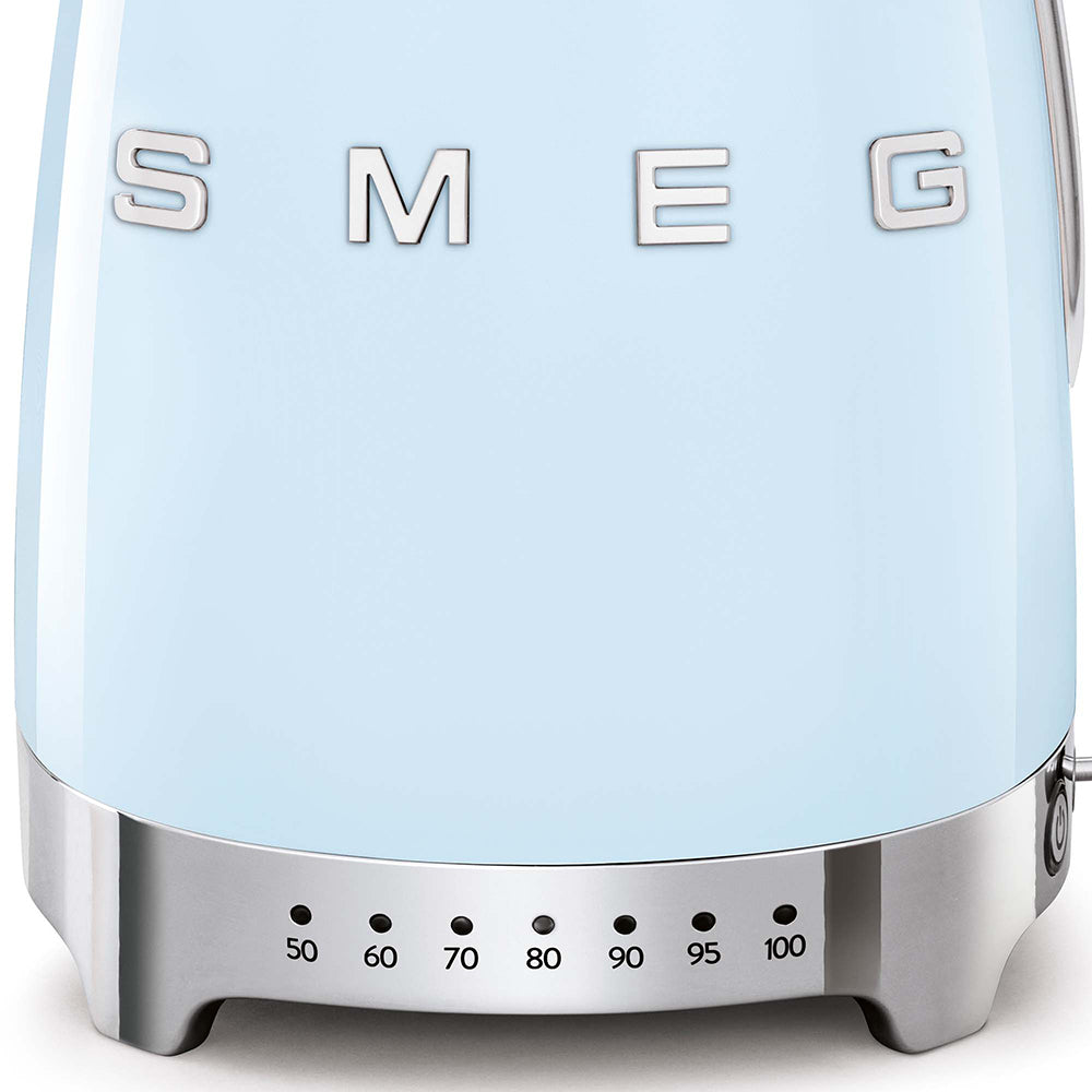 Smeg KLF04PBEU - Bollitore ELettrico, 2400W, 1.7 LT, Azzurro
