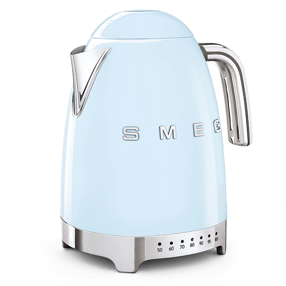 Smeg KLF04PBEU - Bollitore ELettrico, 2400W, 1.7 LT, Azzurro