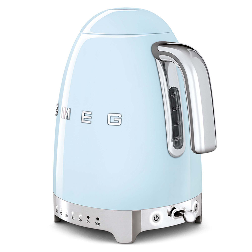 Smeg KLF04PBEU - Bollitore ELettrico, 2400W, 1.7 LT, Azzurro