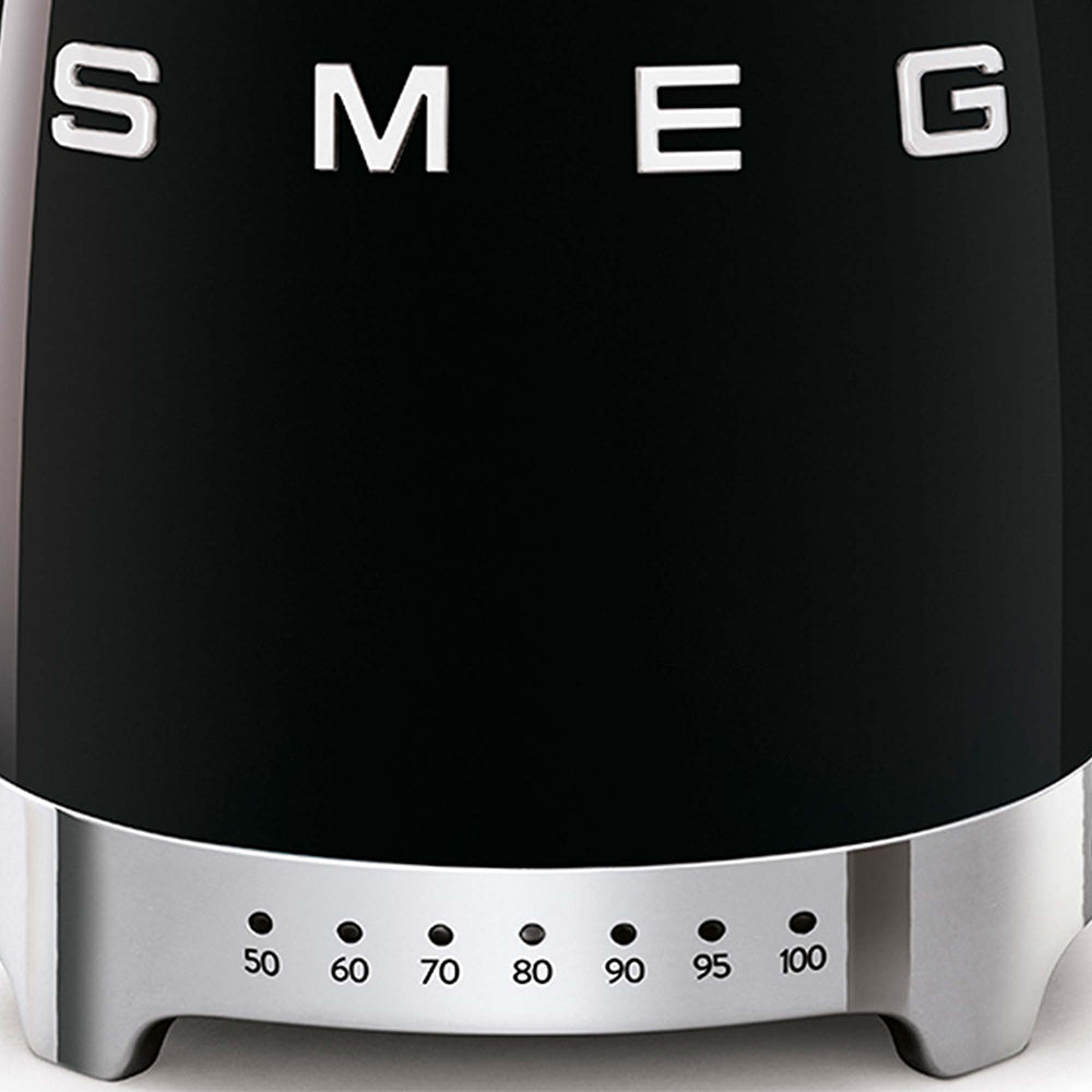 Smeg KLF04BLEU - Bollitore ELettrico, 2400W, 1.7 LT, Nero