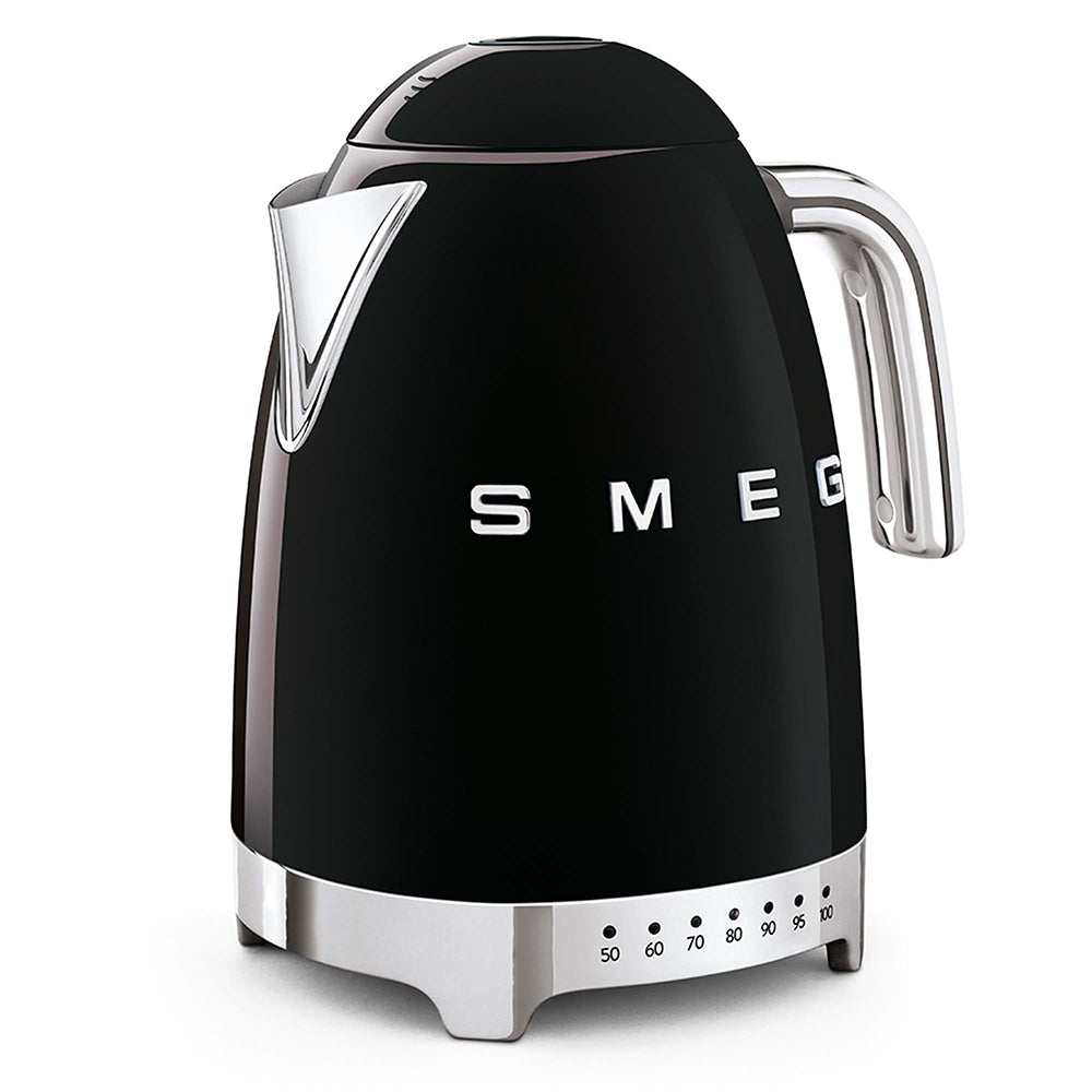 Smeg KLF04BLEU - Bollitore ELettrico, 2400W, 1.7 LT, Nero