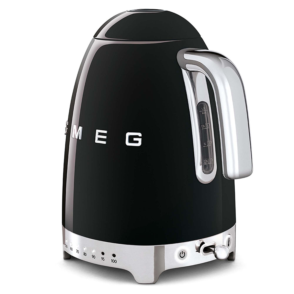Smeg KLF04BLEU - Bollitore ELettrico, 2400W, 1.7 LT, Nero