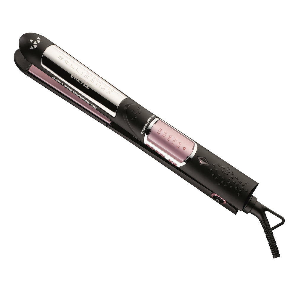 Imetec 11504 Piastra Capelli 50w Bellissima Nero