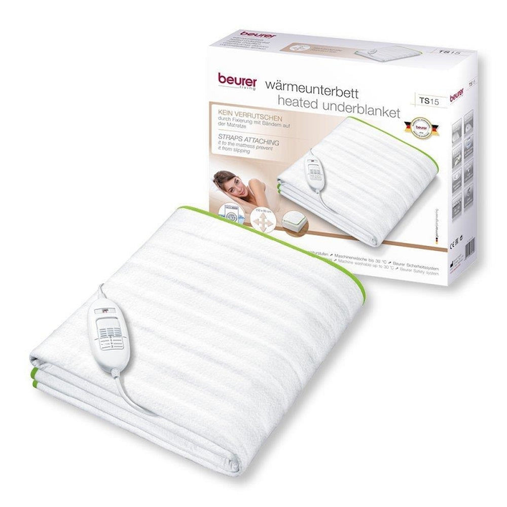 Beurer TS15 Coprimaterasso Termico 65w 3liv.timer 150x80