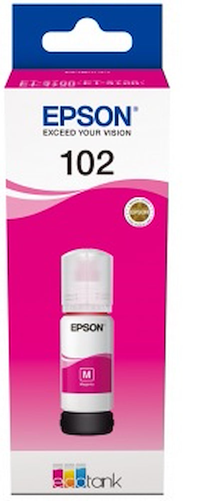 Epson C13T03R340 Flacone Inchiostro 102 Magenta 70ml X Ecotank