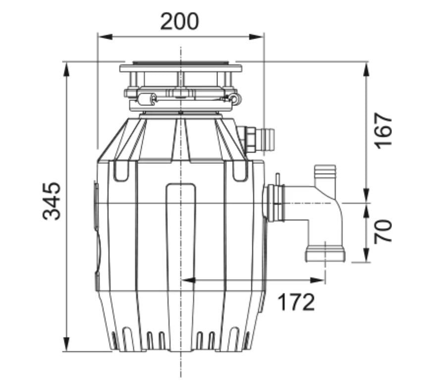 Franke 1340500617 Dissipatore Per Lavelli Te-50