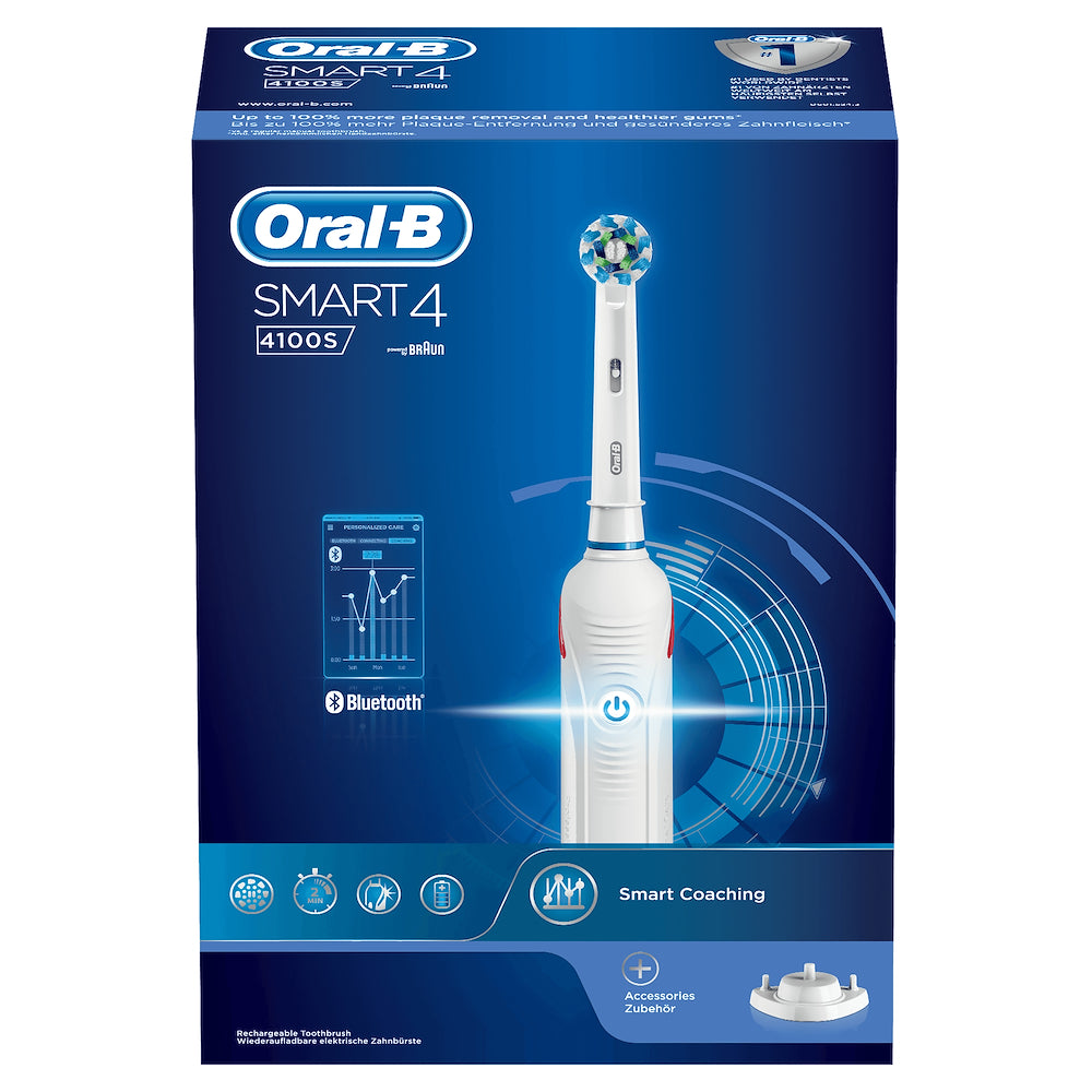 Oral-b SMART44100S Spazz.elett.3d 40000puls. Smart Bt Bianco