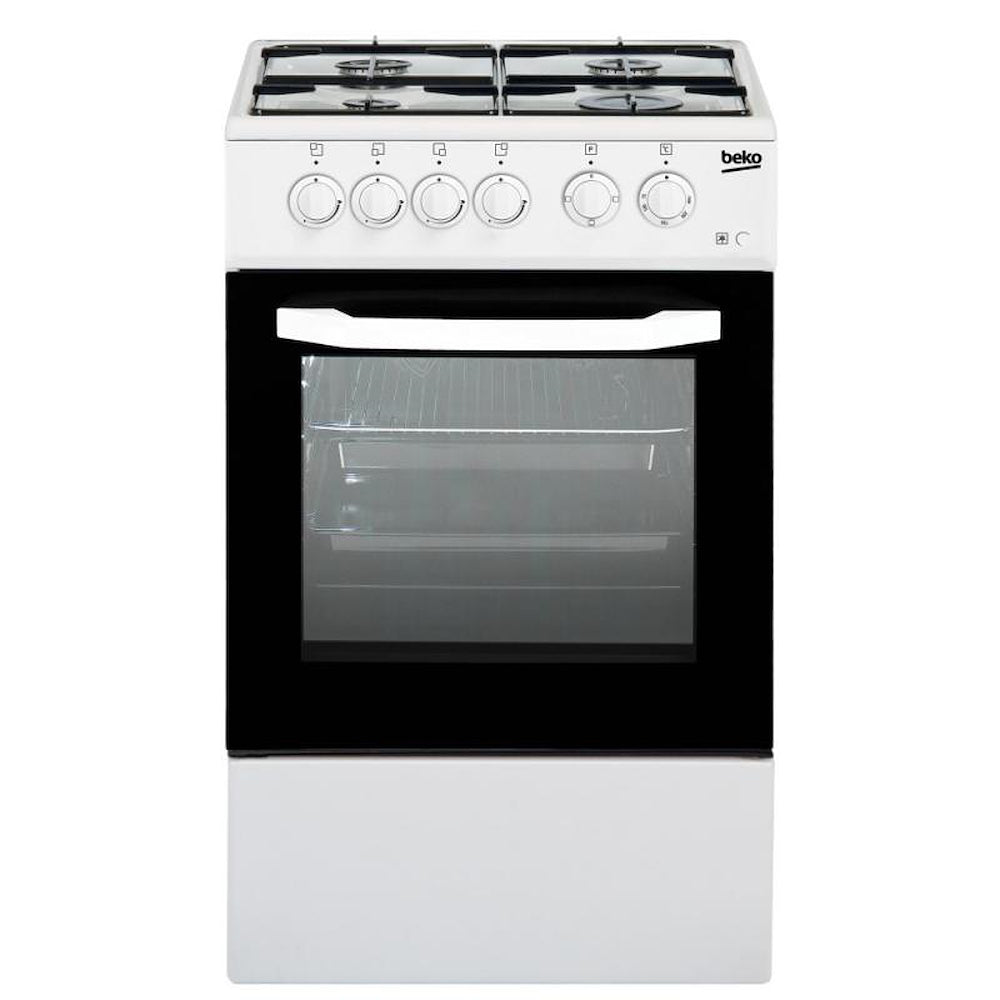 BEKO CUCINA 50CM 4F/GAS F.ELETTRICO 54LT CL.B BIANCO