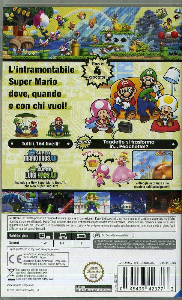 New Super Mario Bros U Deluxe - 2525649 - Videogioco per Nintendo Switch