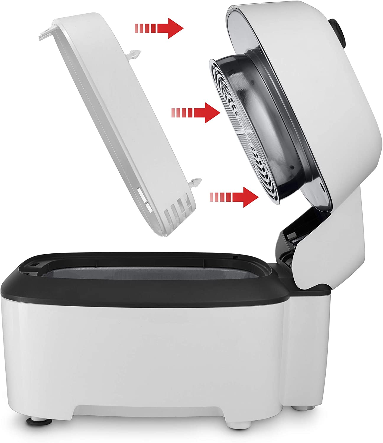De Longhi FH2101W IdealFry Friggitrice ad Aria 1Kg Bianco