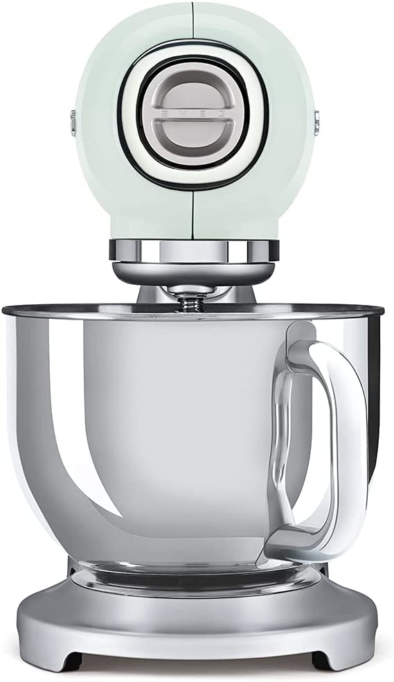 Smeg SMF02PGEU - Impastatore, 800W, 4.8LT, Ciotola Inox, Anni 50, Verde