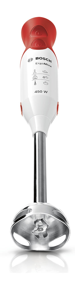 Bosch MSM64120 Frull.immers.450w 0.8lt Triblade Lame Rosso/bianco
