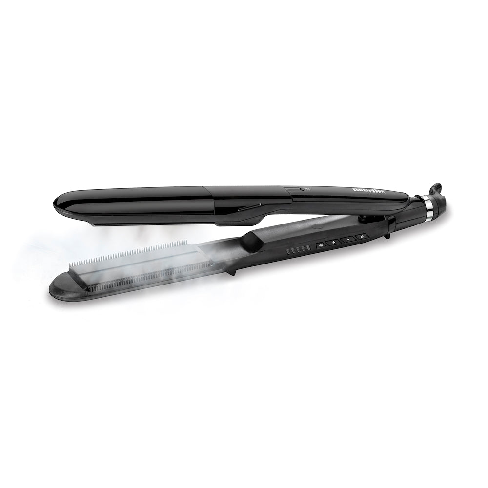 Babyliss ST492E Piastra Capelli Ceram.39mm Funz.vapore 5temp.