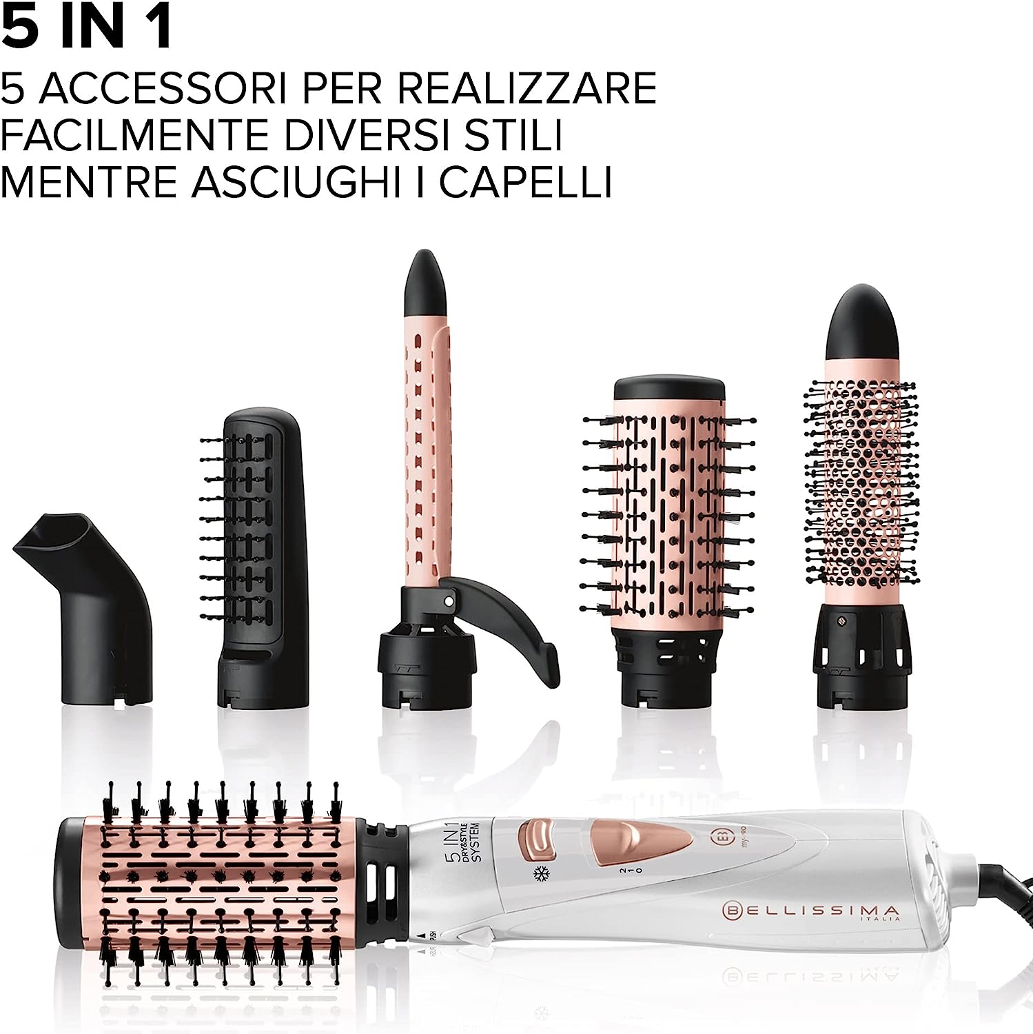 Imetec 11726 Spazzola Capelli 1000w Diam.40mm Bellissima Gh18