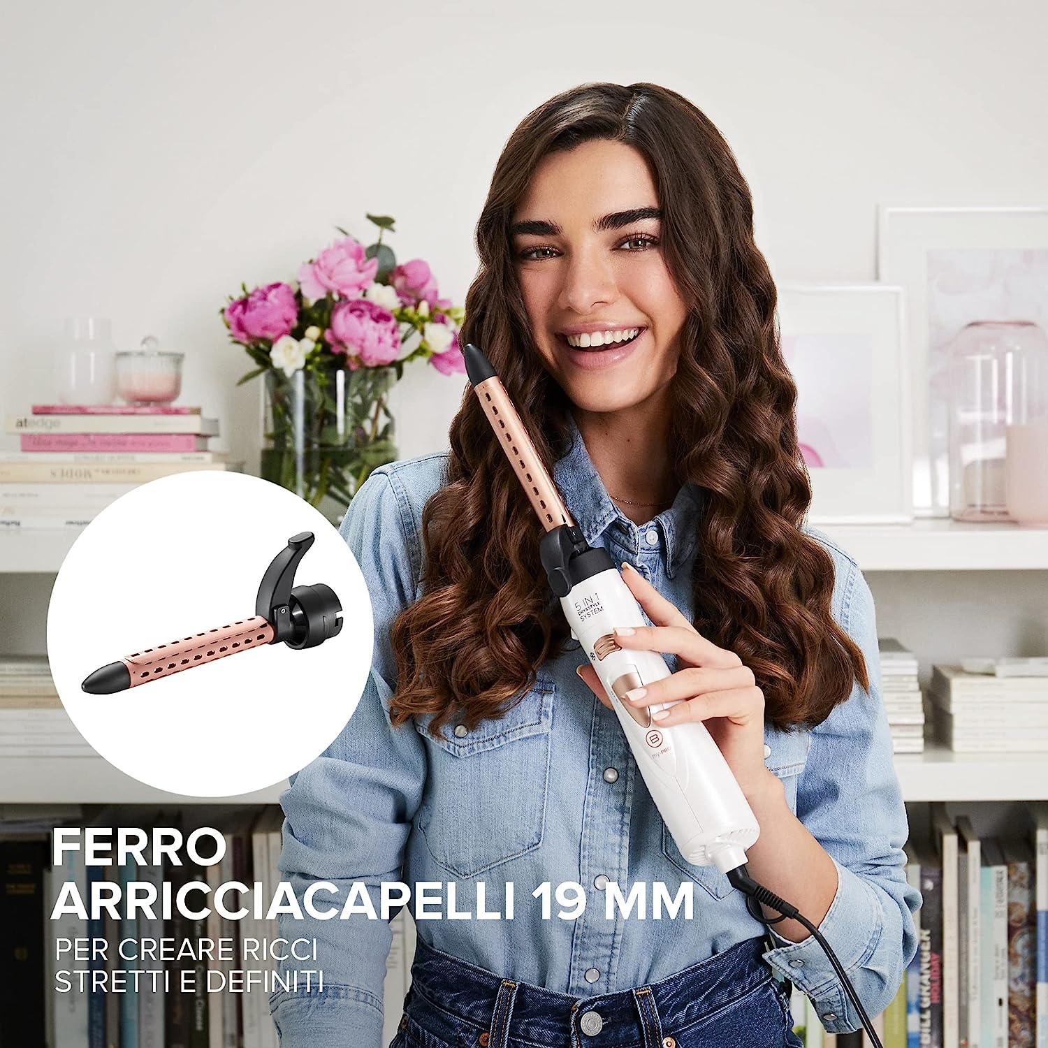 Imetec 11726 Spazzola Capelli 1000w Diam.40mm Bellissima Gh18