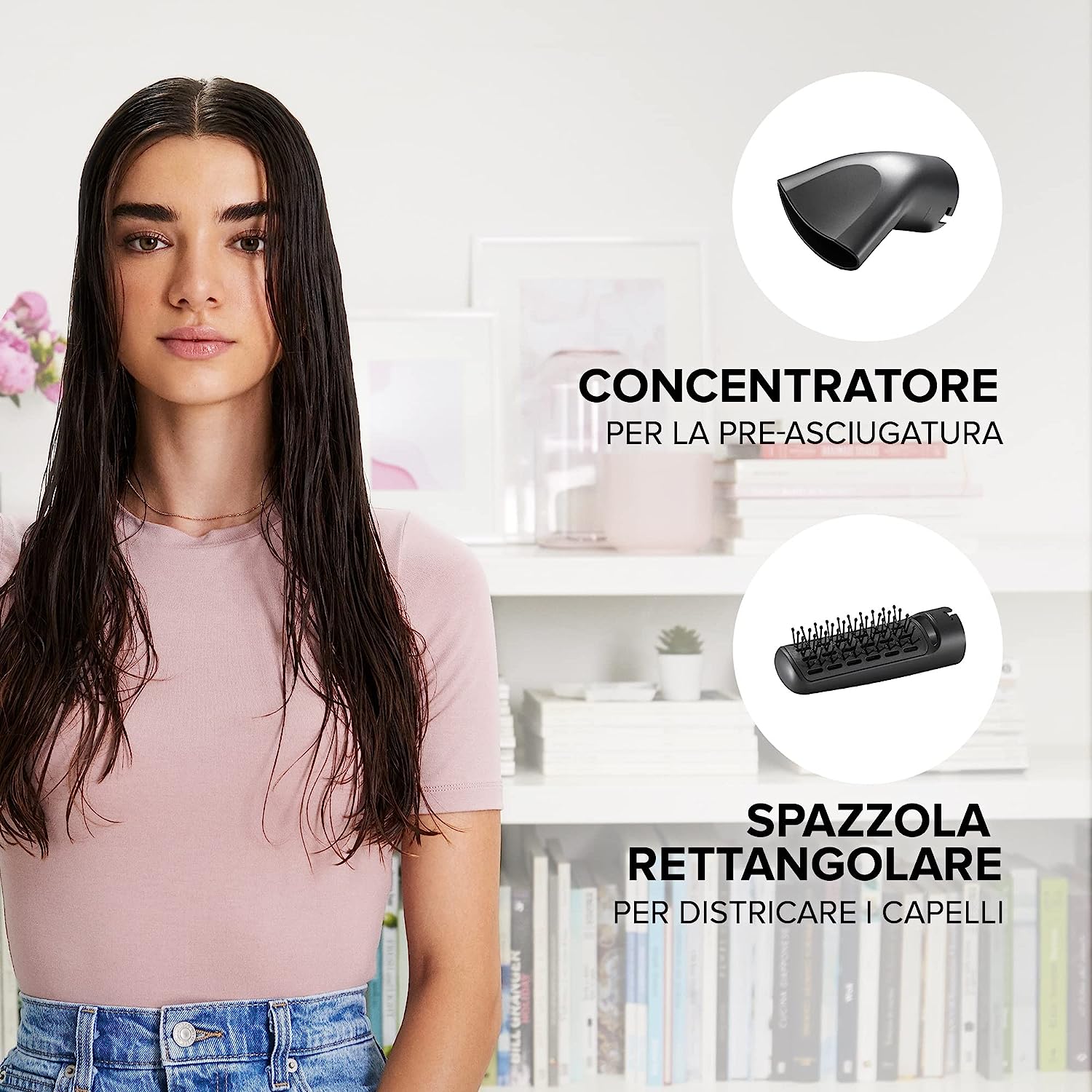 Imetec 11726 Spazzola Capelli 1000w Diam.40mm Bellissima Gh18