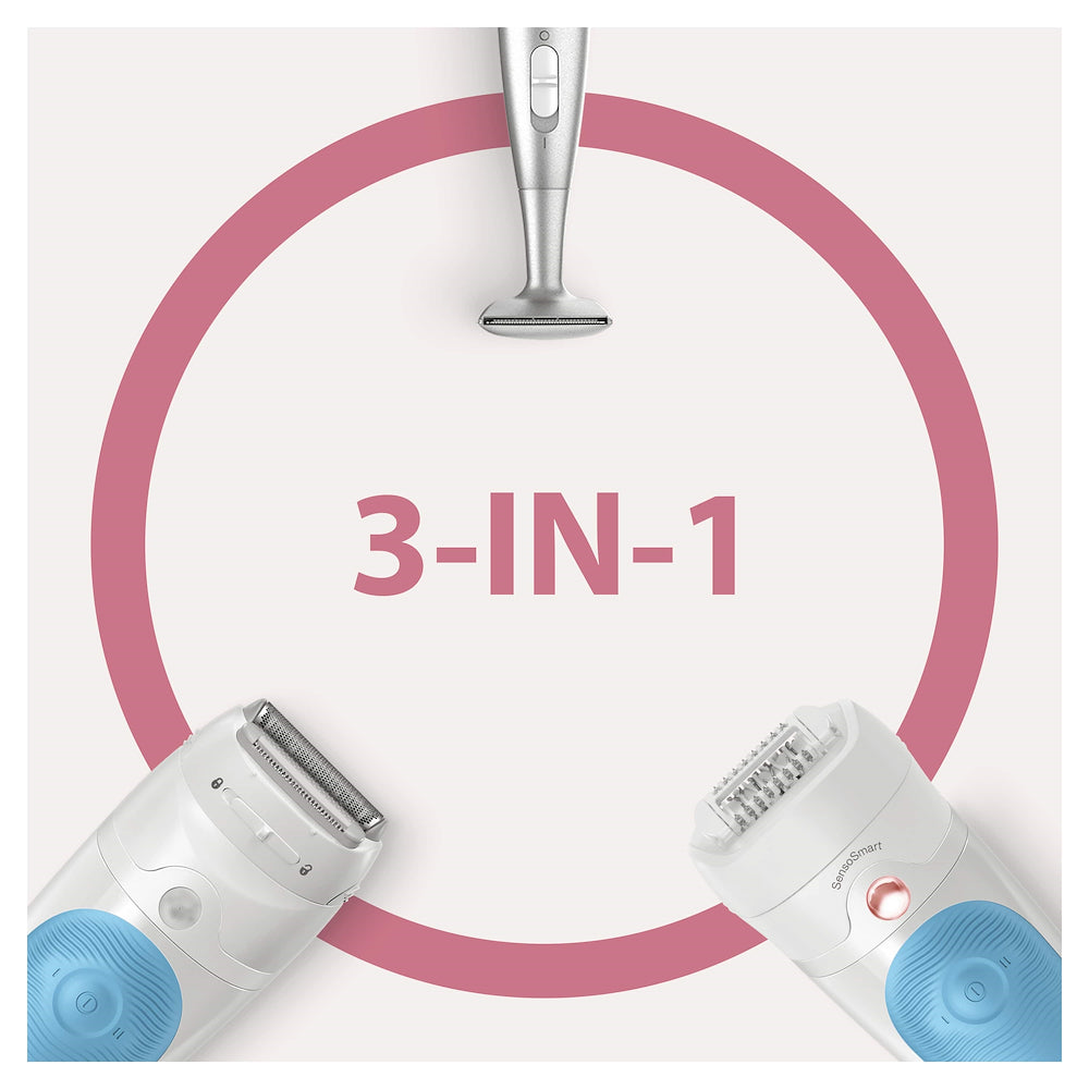 Braun SE5810 Epilatore W&d 28pinze +test.rasoio +rasoio Bikini