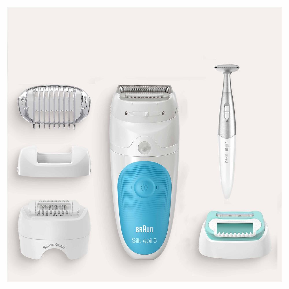 Braun SE5810 Epilatore W&d 28pinze +test.rasoio +rasoio Bikini