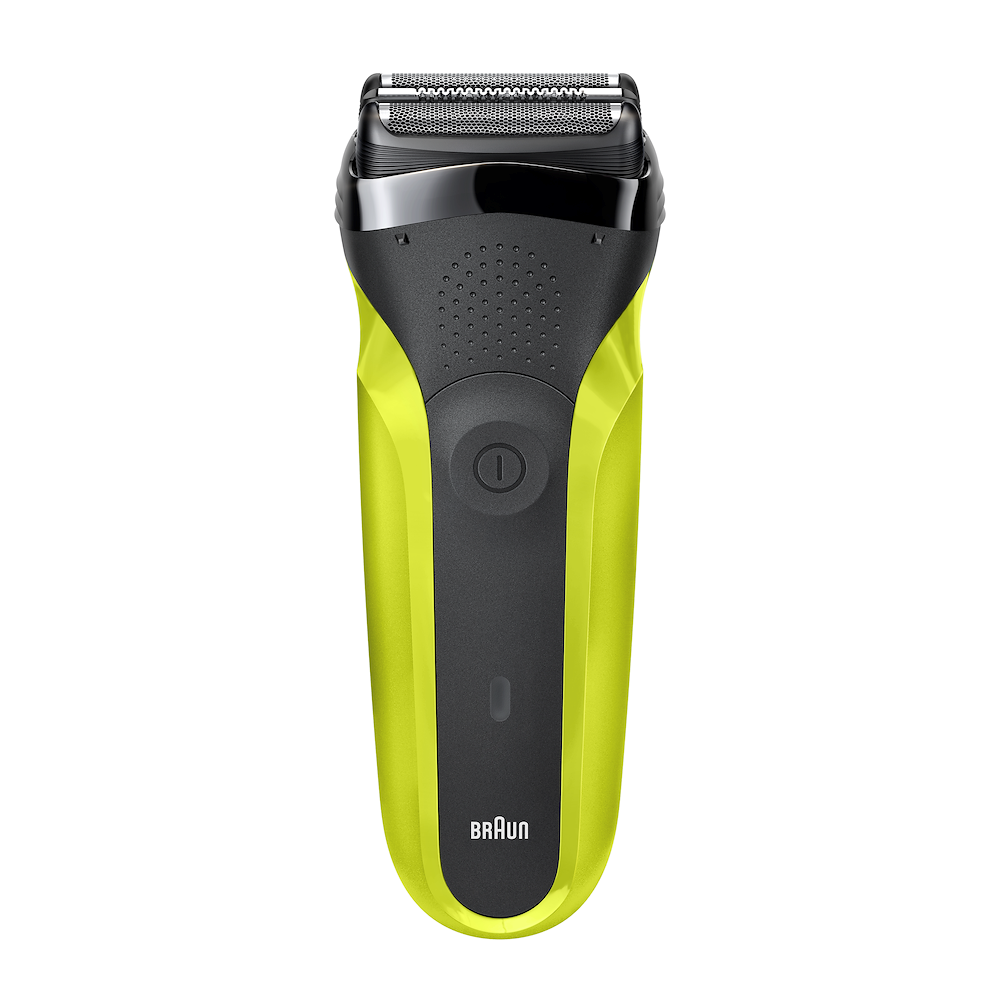 Braun 300SNEROVERDE Rasoio Ric.rete 3lame Aut.45min. Nero/verde