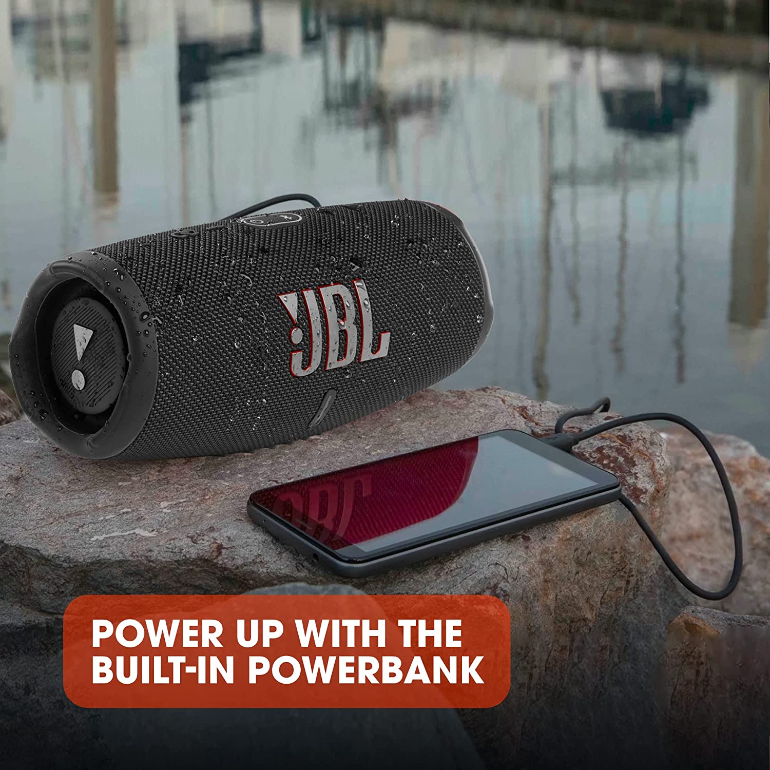 Jbl JBLCHARGE5BLK Mini Speaker Ric. Bt 30w Charge5 Waterproof Nero